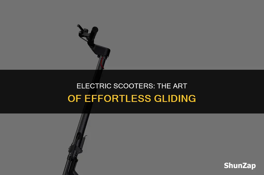 can a electric scooter glide