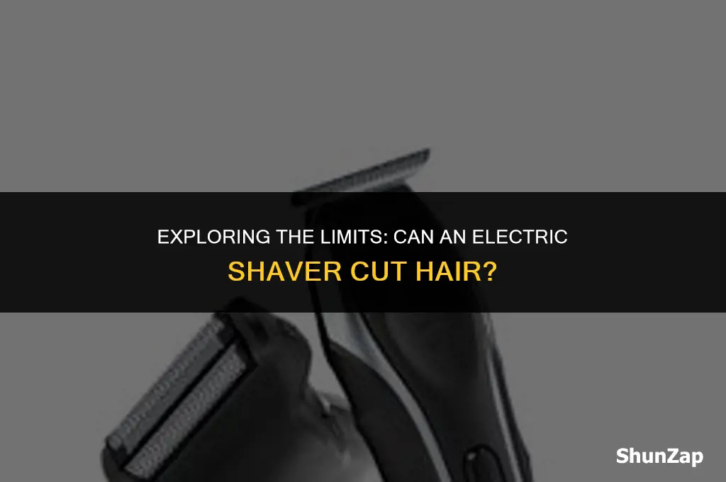 can a electric shaver cit hou