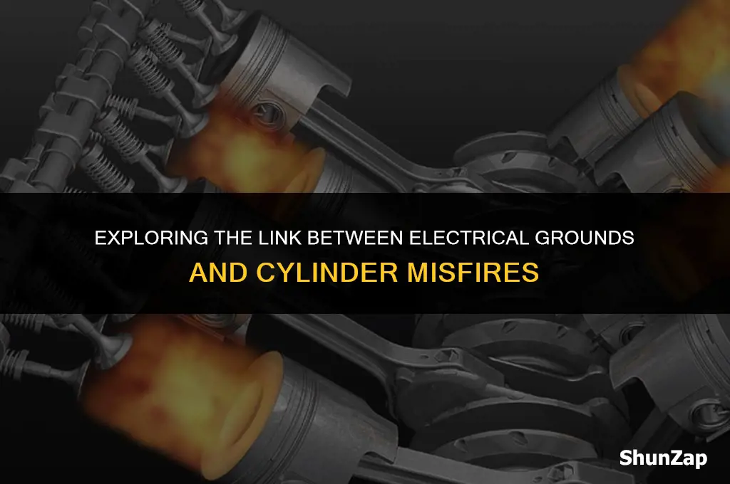 can a electrical ground issue cause cylinder 1 misfire