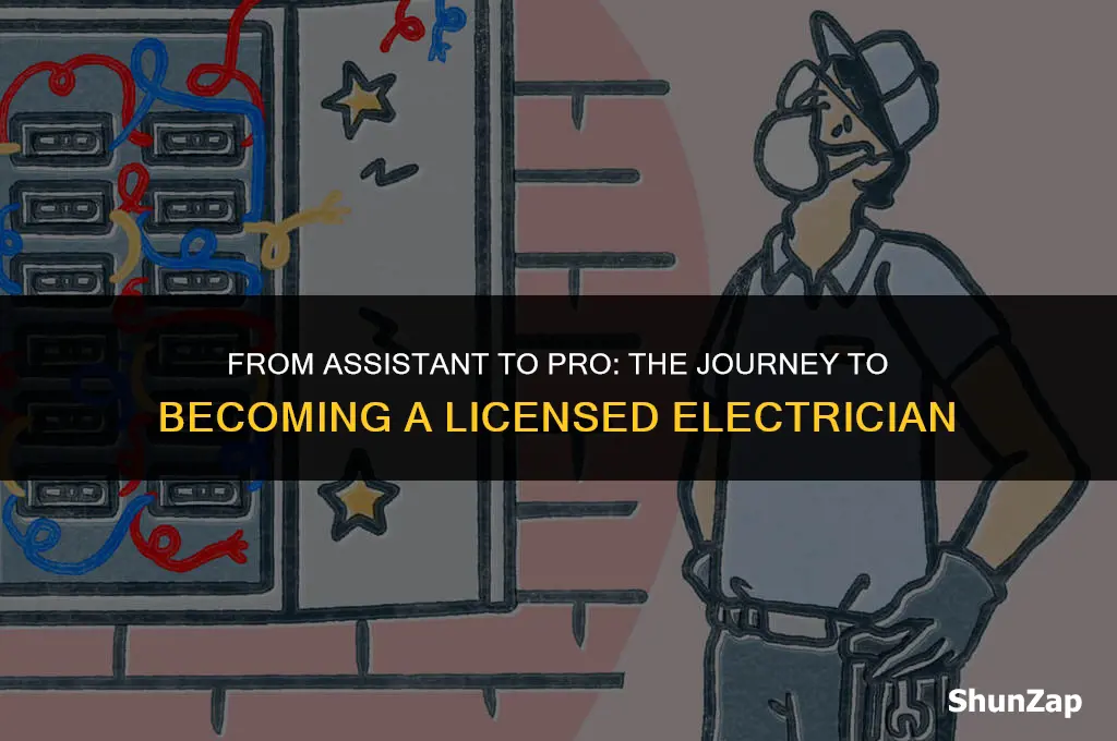 can a electrical helper becime licensed