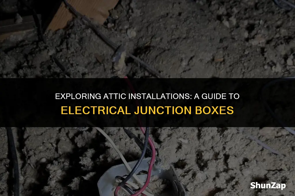 can a electrical junction box be installed in an attic