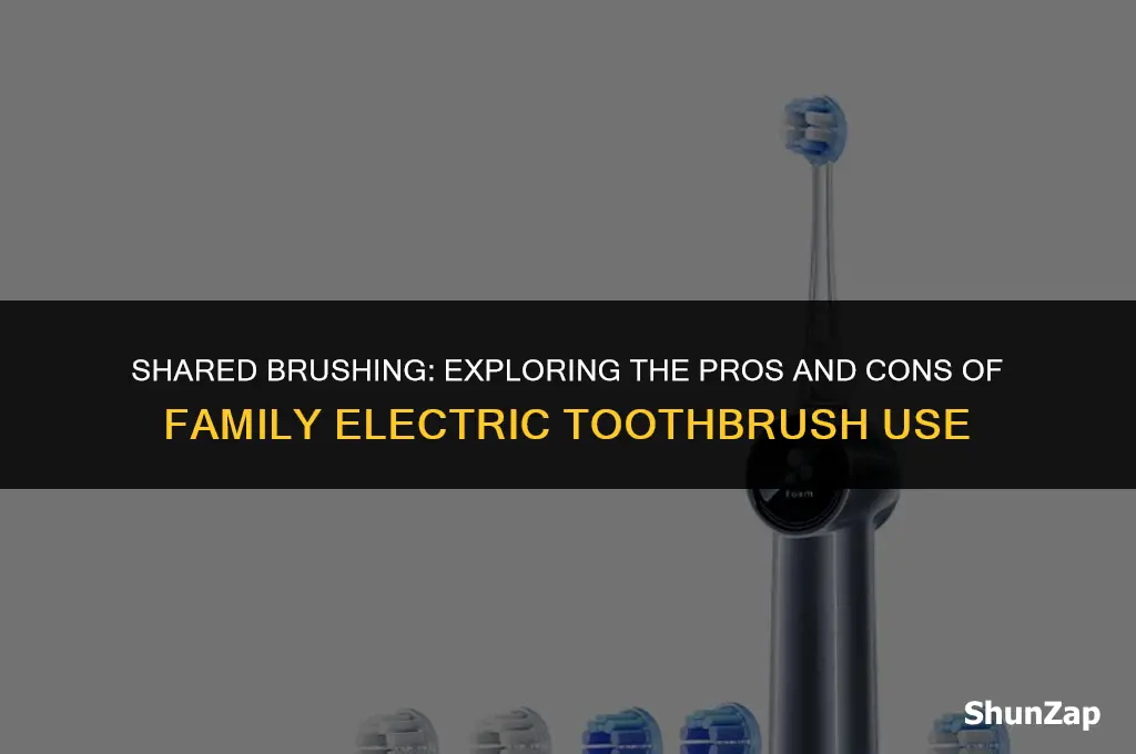 can a family share an electric toothbrush