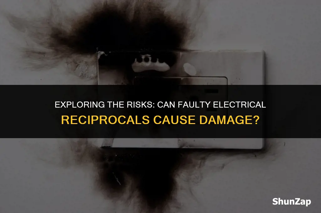 can a faulty electrical reciprocal damage things