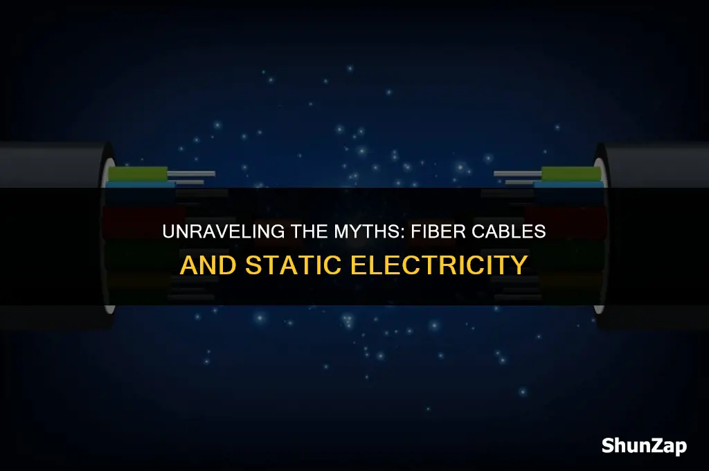 can a fiber cable build static electricity