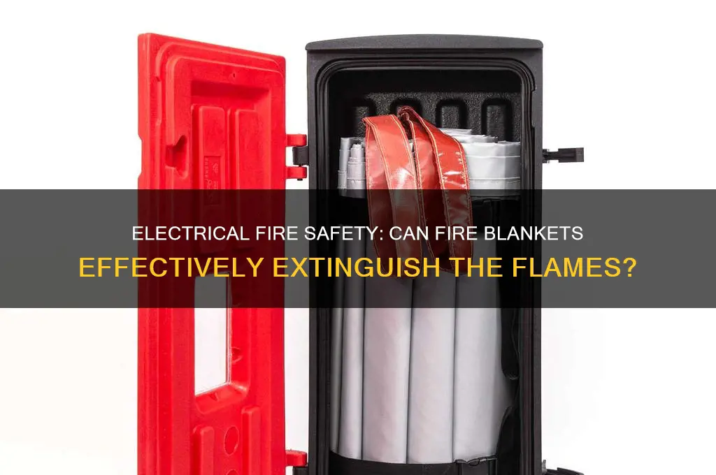 can a fire blanket be used on an electrical fire