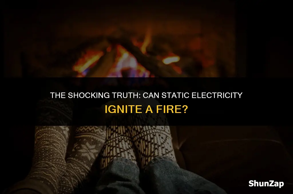 can a fire start from static electricity