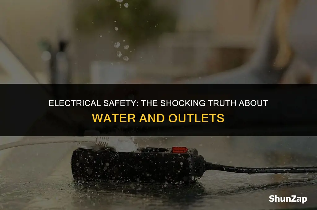 can a fire start if water enters an electrical outlet