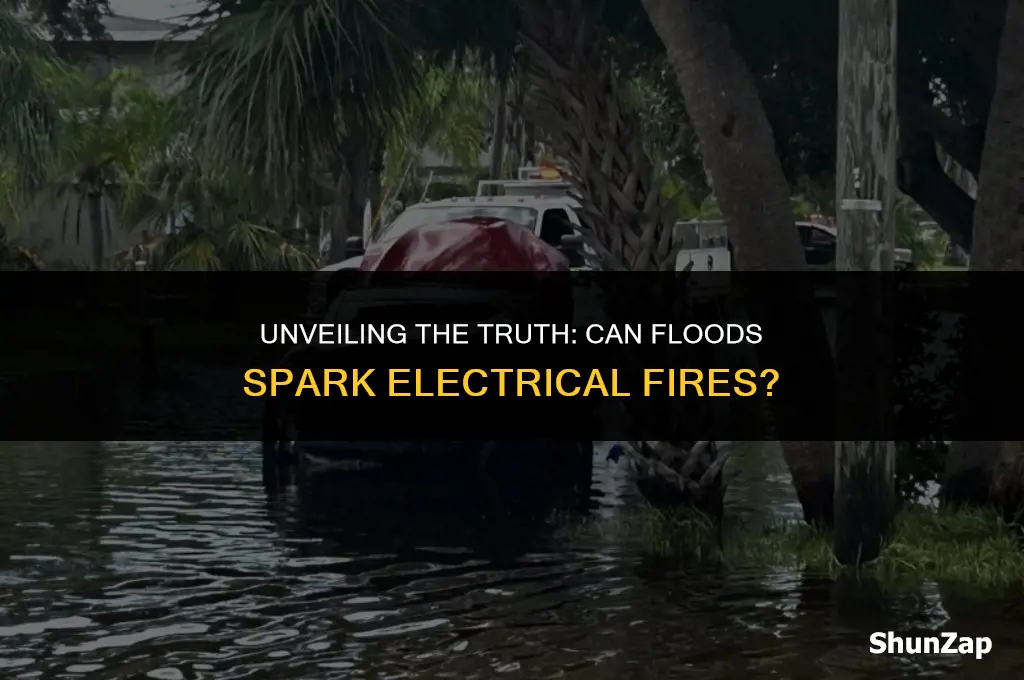 can a flood cause an electrical fire