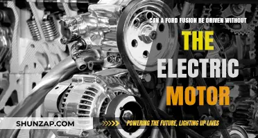 Exploring the Possibility: Can a Ford Fusion Run Without Its Electric Motor?