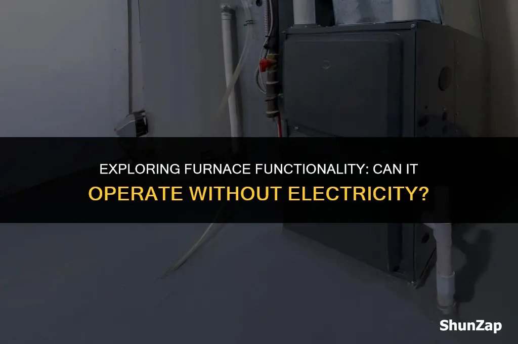 can a furnace run without electricity