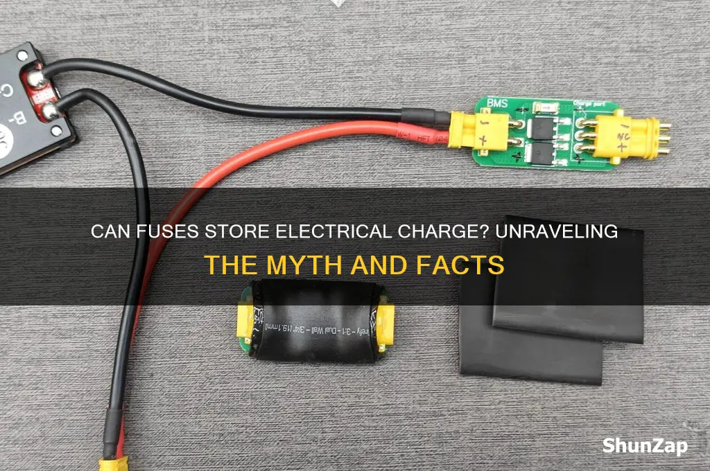 can a fuse be used to store an electrical charge