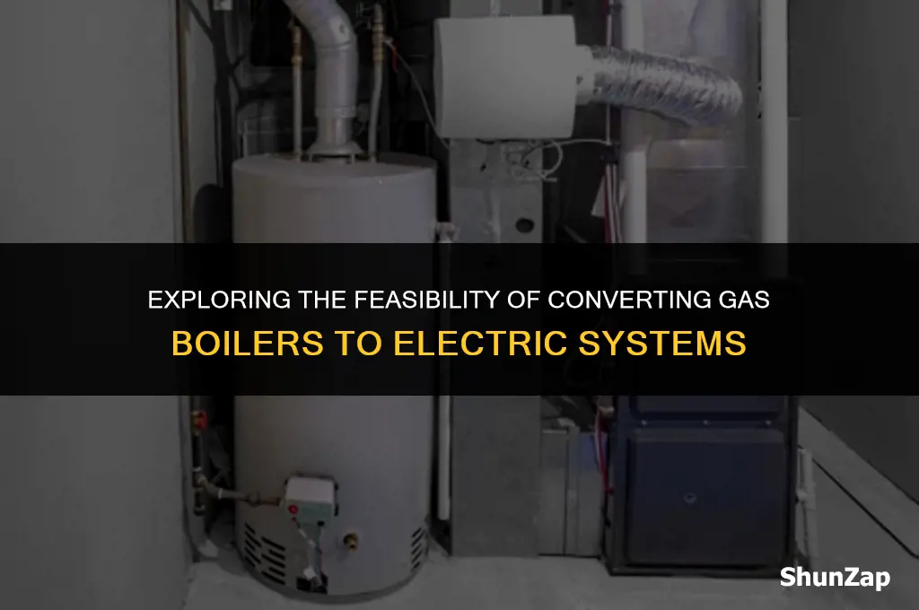 can a gas boiler be converted to electric