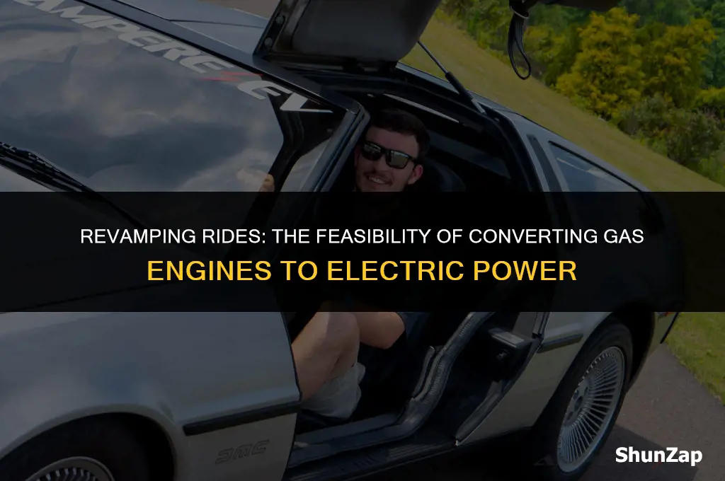 can a gas engine be converted to electric