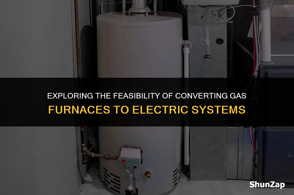 can a gas furnace be converted to electric