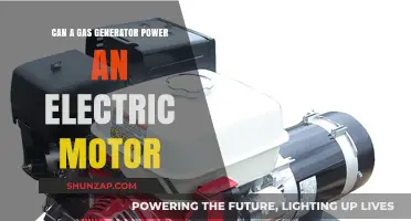 Exploring the Feasibility: Can a Gas Generator Power an Electric Motor?