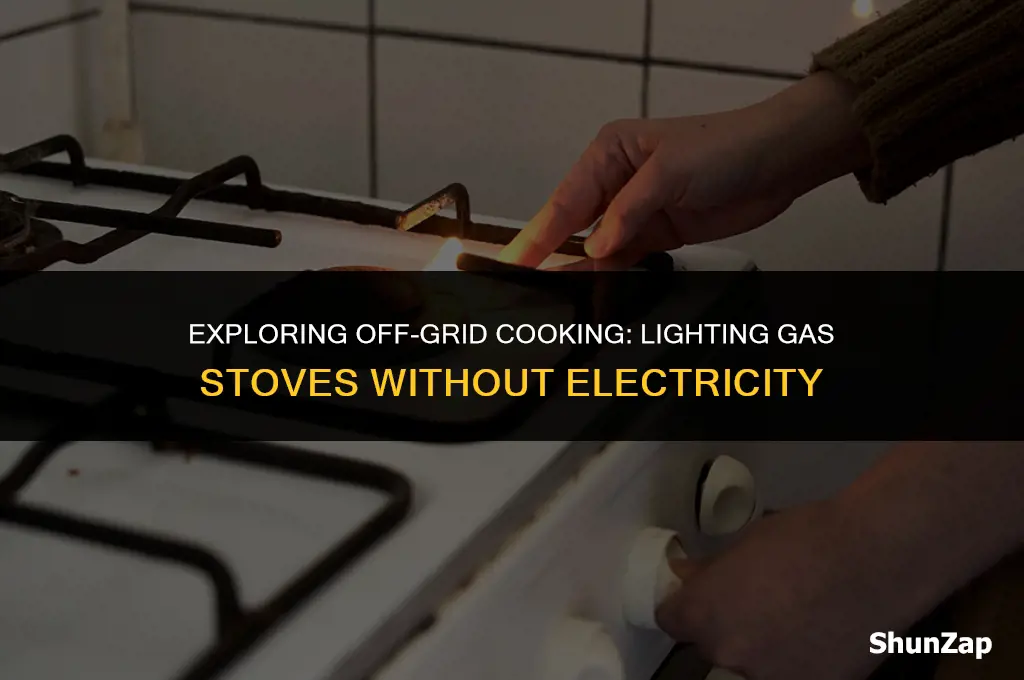 can a gas stove be lit without electricity