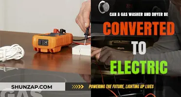 Exploring the Feasibility of Converting Gas Washer and Dryer to Electric