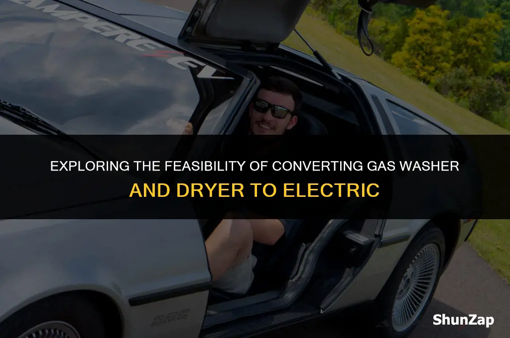 can a gas washer and dryer be converted to electric