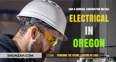 Oregon Electrical Work: Can General Contractors Install Electrical Systems?