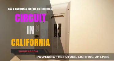Can a Handyman Install an Electrical Circuit in California?
