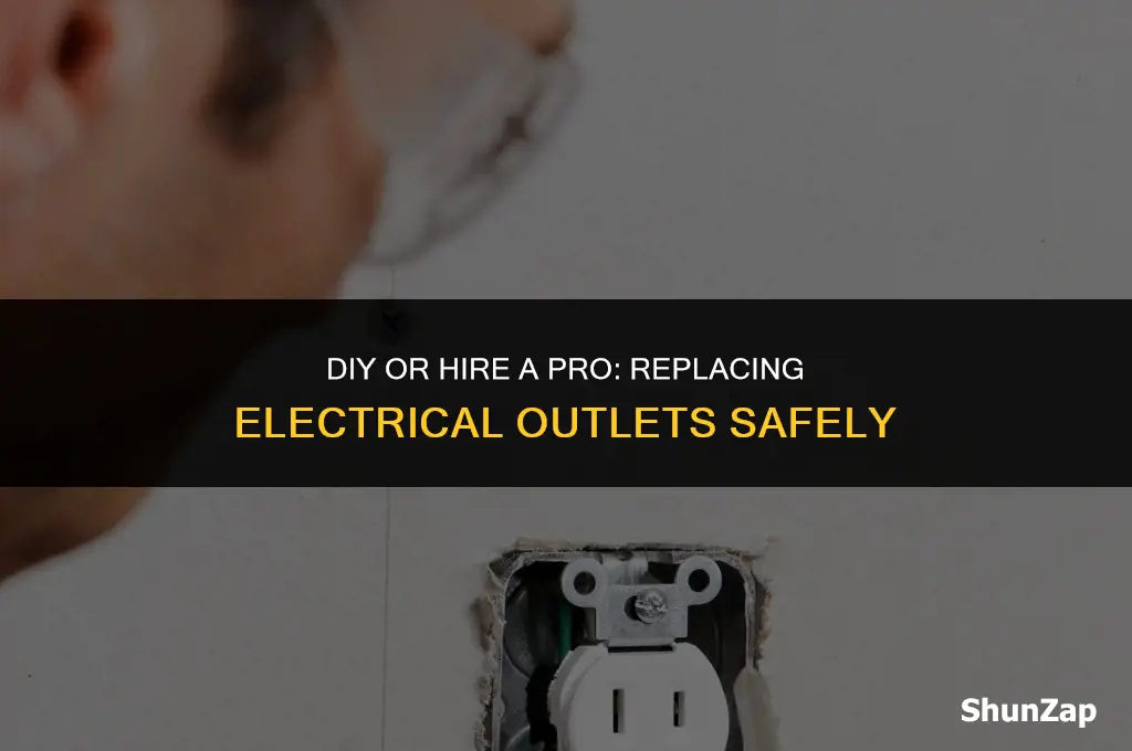 can a handyman replace an electrical outlet