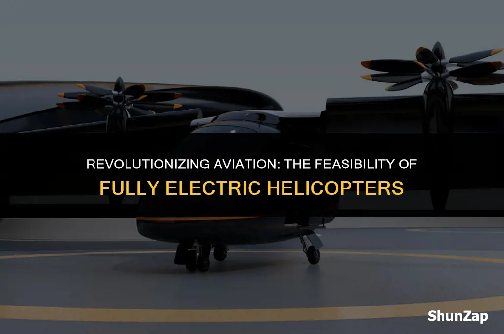 can a helicopter be fully electric