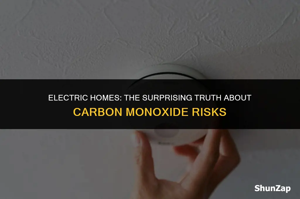 can a home thats all electric have carbon monoxide