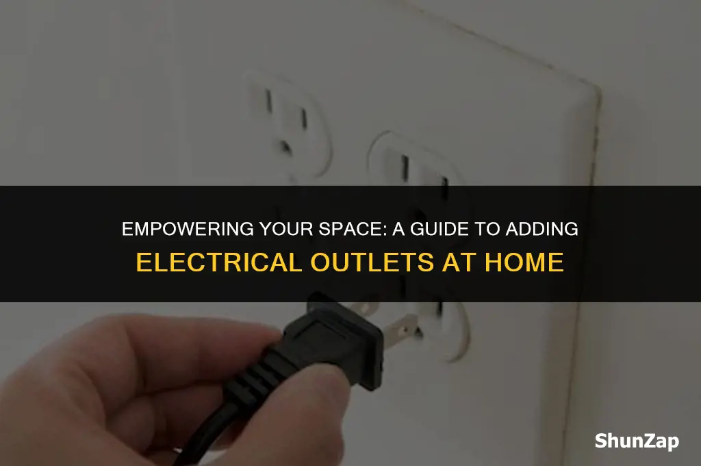 can a homeowner add an electrical outlet