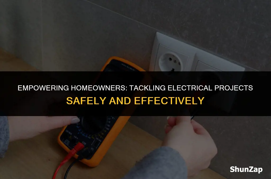 can a homeowner do their own electrical