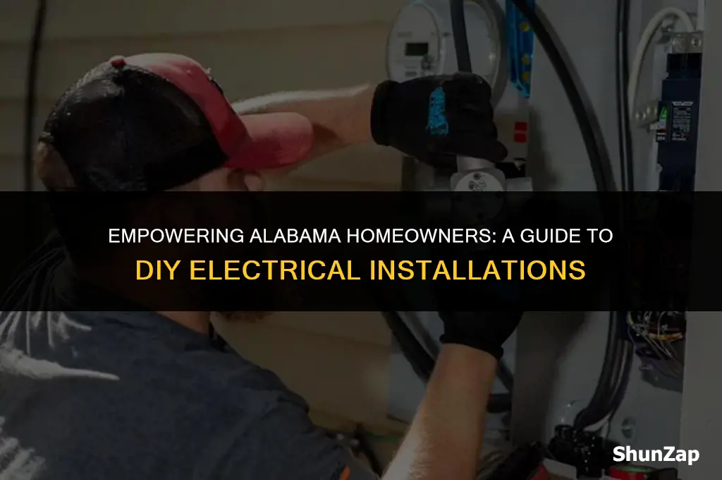 can a homeowner install electrical alabama