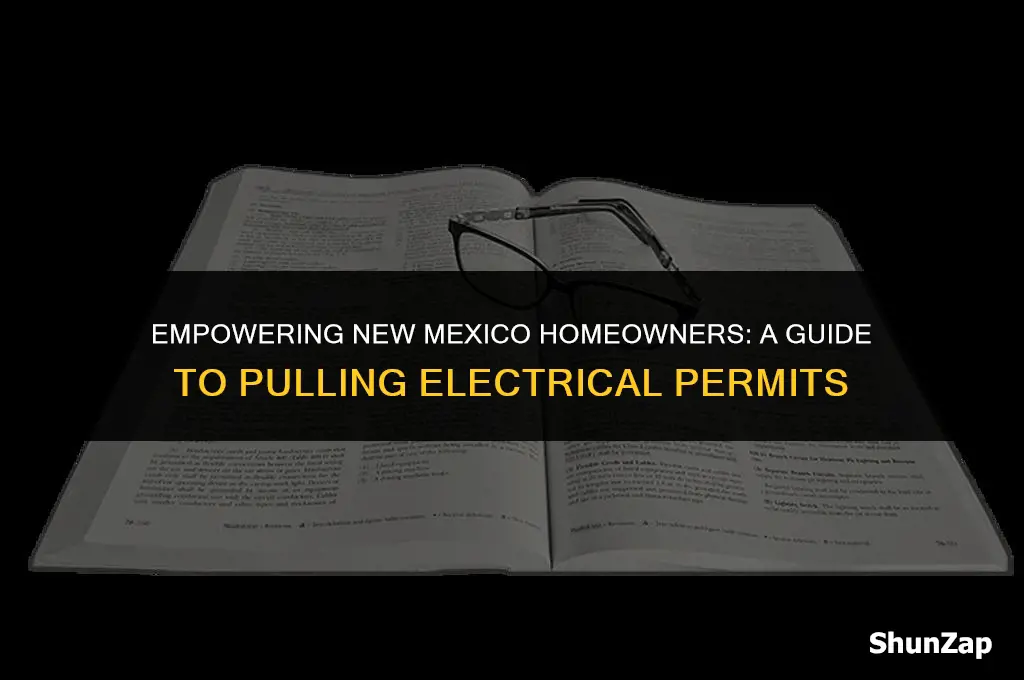 can a homeowner pull and electrical permit in new mexico