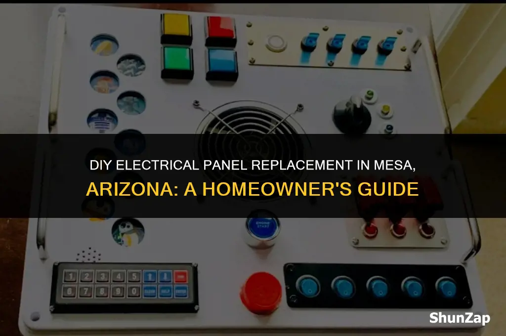 can a homeowner replace a electrical panel in mesa arizona
