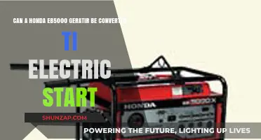 Exploring the Feasibility of Converting a Honda EB5000 Generator to Electric Start