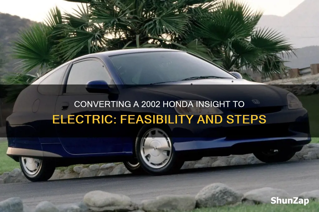 can a honda insight 2002 be converted into electric car