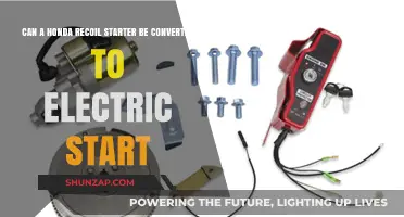Exploring the Conversion of Honda Recoil Starters to Electric Start