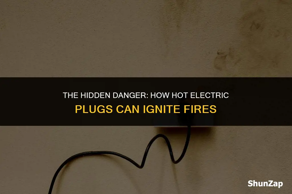 can a hot electric plug cause a fire