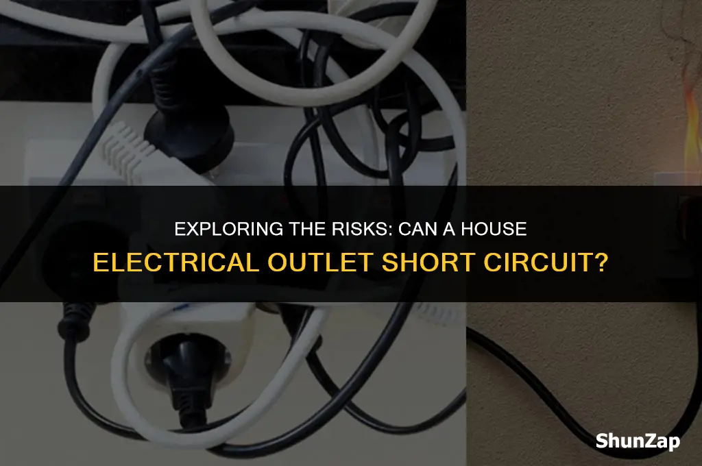 can a house electrical outlet short circuit