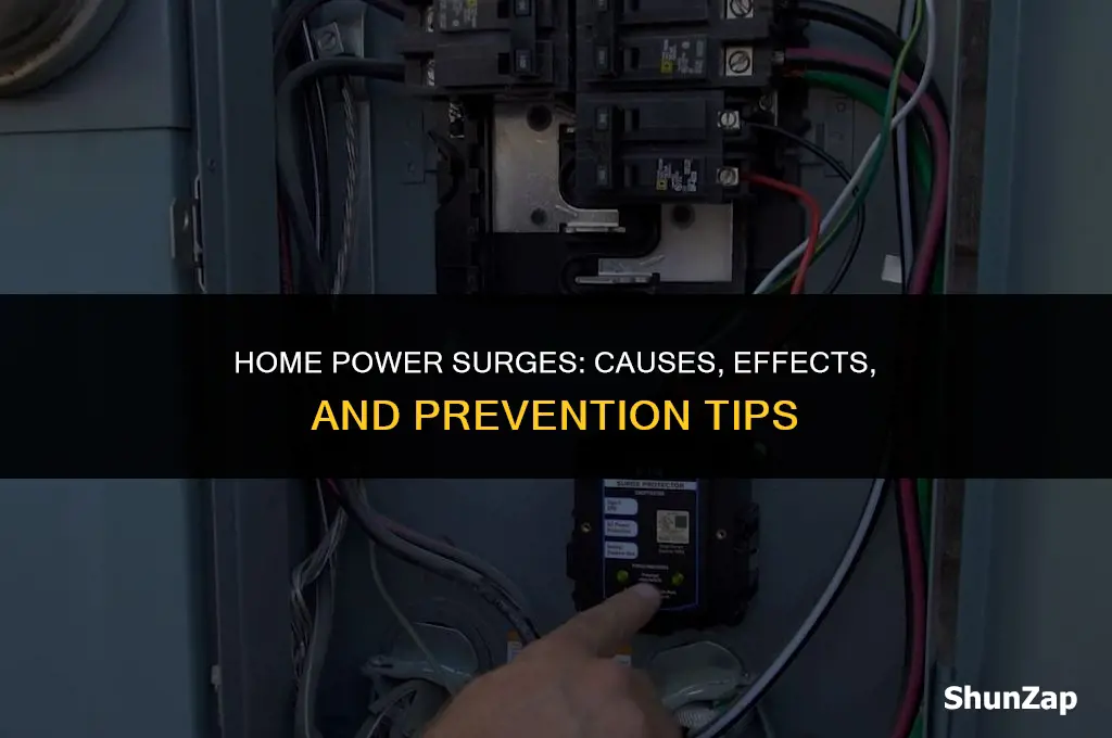 can a house generate a power electrical surge
