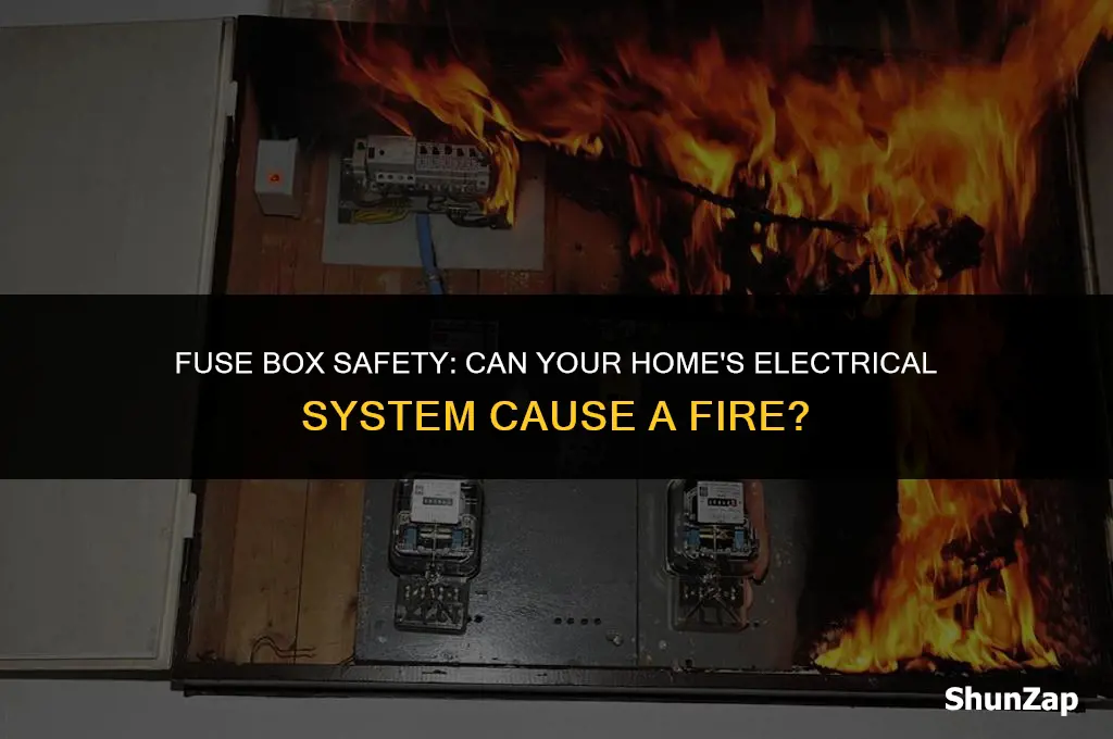can a house run with fuses have an electrical fire
