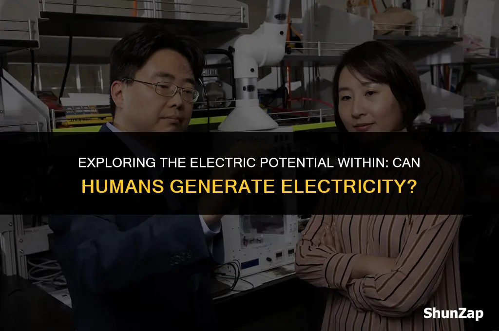 can a human body generate electricity