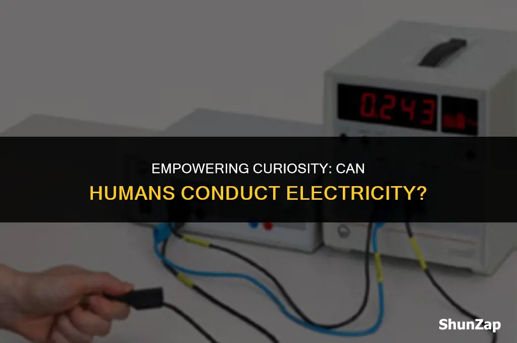 can a human complete an electrical curcuit