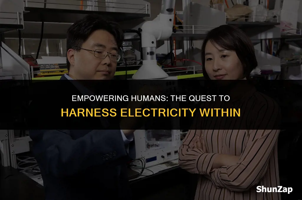 can a human harnessed electricity