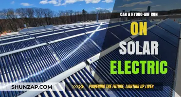 Harnessing Solar Power for Hydro-Air Systems: A Sustainable Synergy