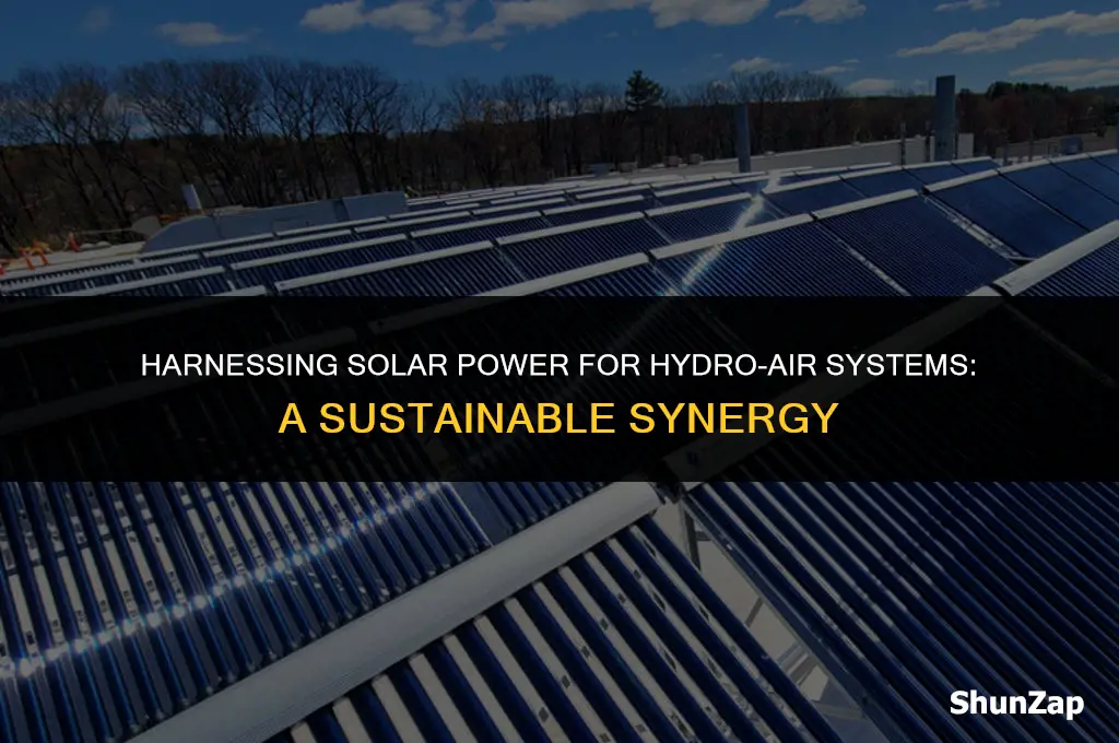 can a hydro-air run on solar electric