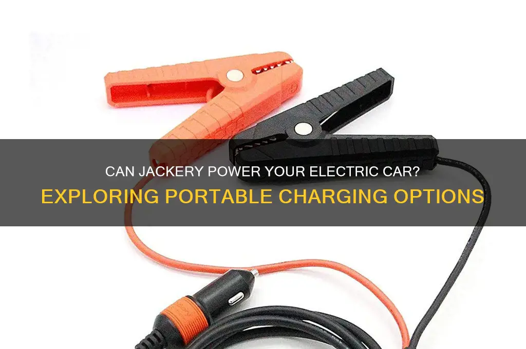 can a jackery charge an electric car