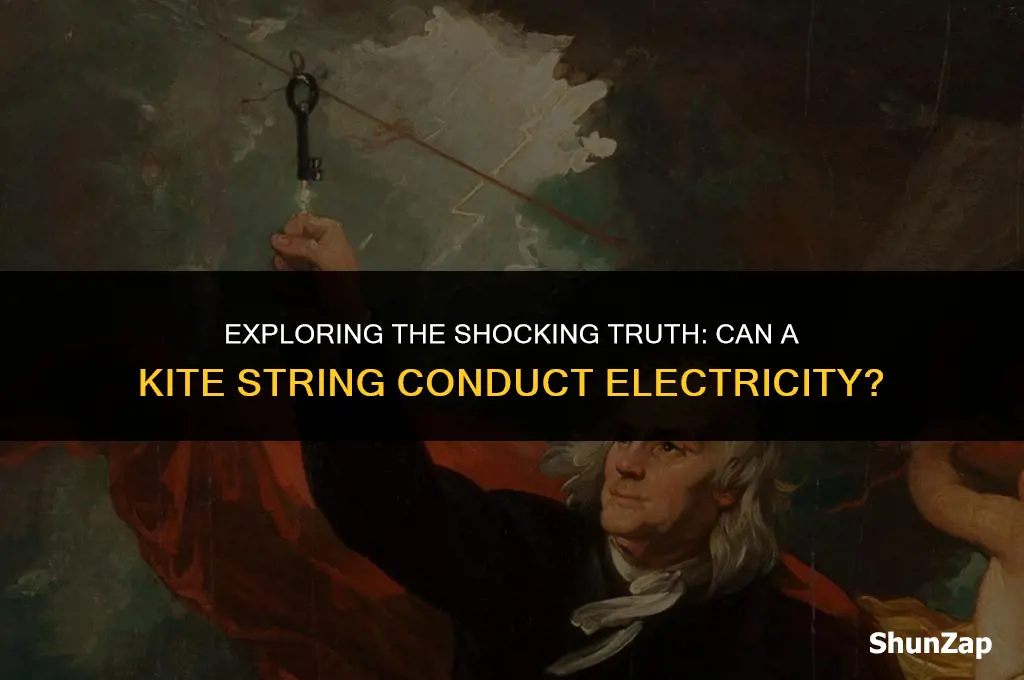 can a kite string conduct electricity