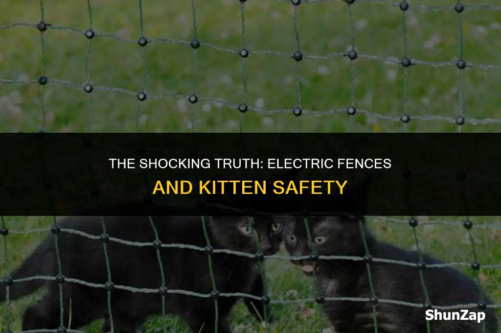 can a kitten die from an electric fence