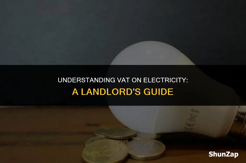 can a landlord charge vat on electricity