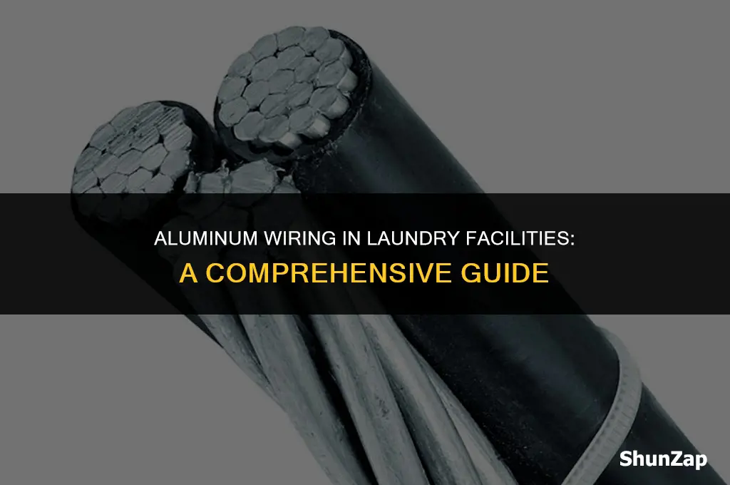 can a laundry facility have electricity with aluminum wiring