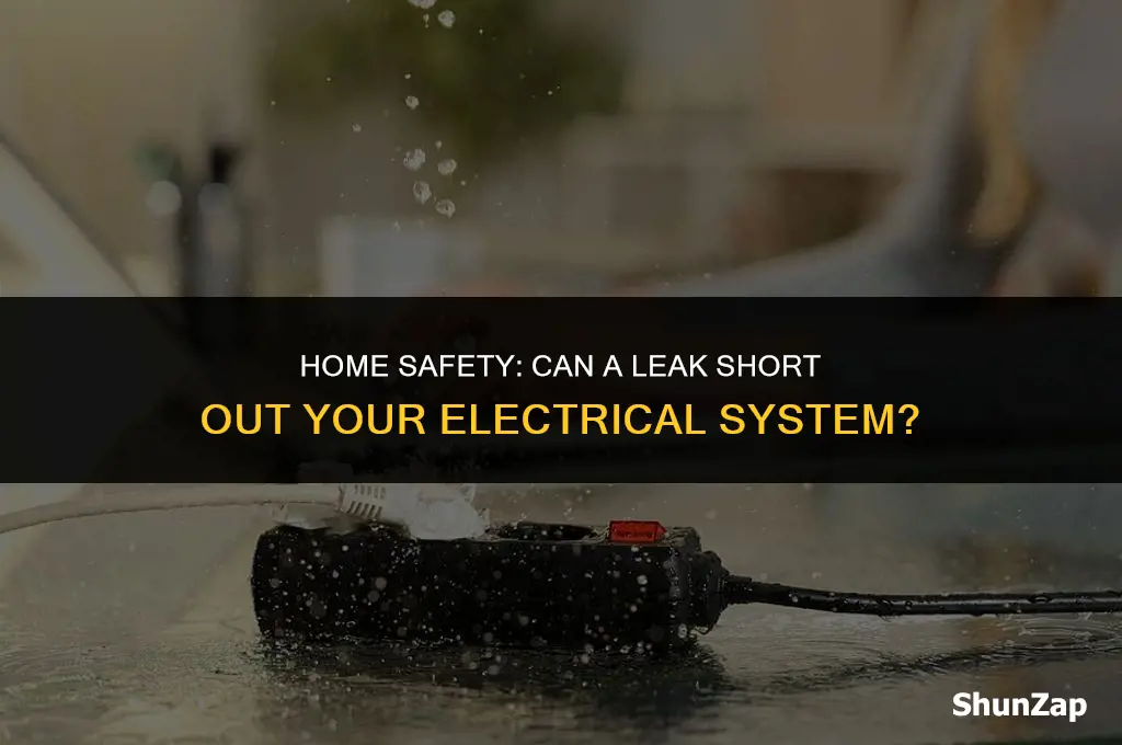 can a leak in your home short out the electric